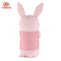 Oreille longue promotionnelle faite sur commande d&#39;OEM peluche lapin animal en peluche pour des vacances de pâques